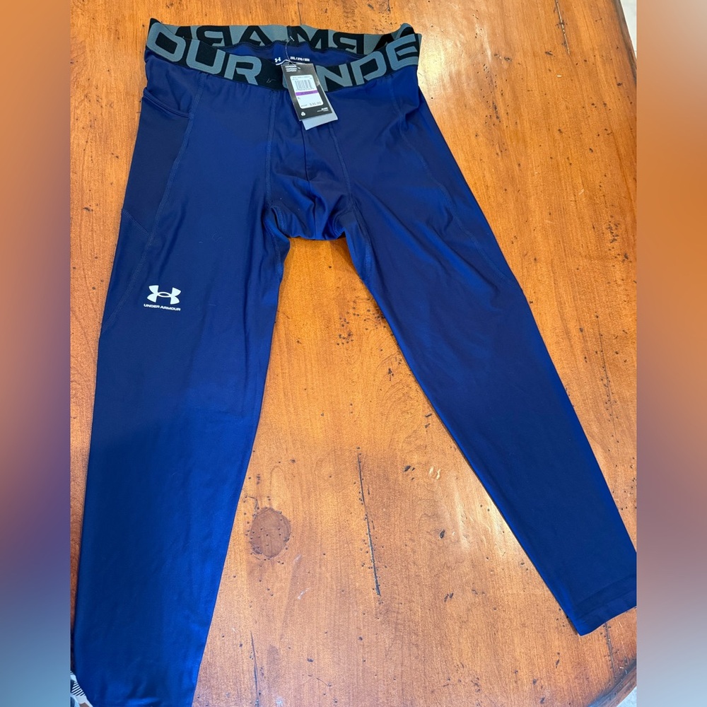 Under Armour Men's Navy Compression Training Tights